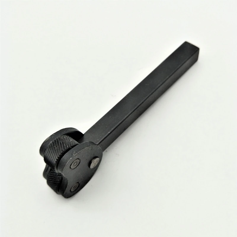 Double End Straight Linear Knurling Tool Knurling Tool Double Wheel Black Knives for Mini Lathe Black knurling tool set
