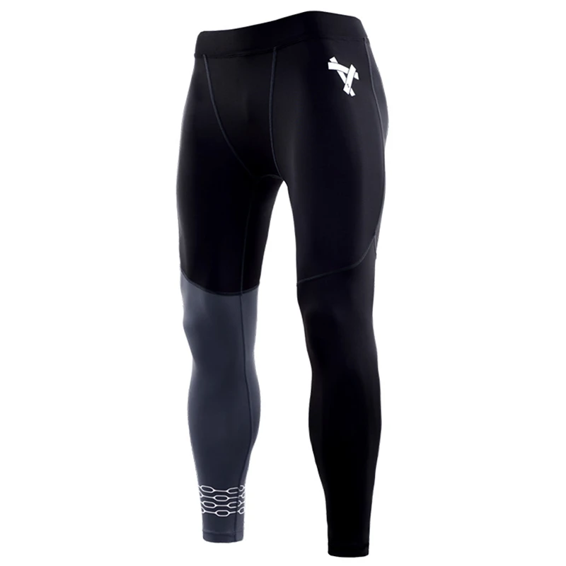 

Mens Gym Leggings Color Matching Running Pants Man Outfit Clothes Sports Trousers Quick Dri Legging 1852