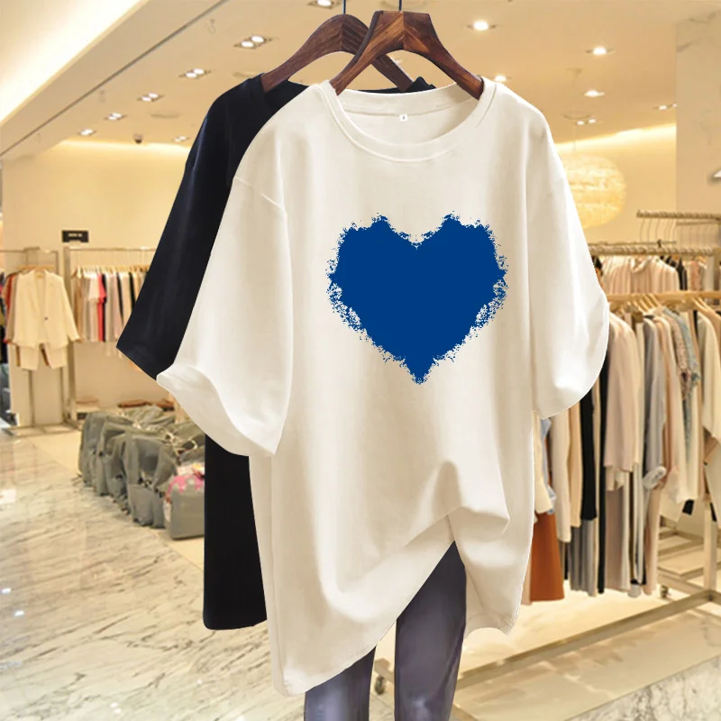 T-shirt Femme Ample En Viscose - Col Rond, Manches Courtes, Coupe Décontractée, Plusieurs Coloris