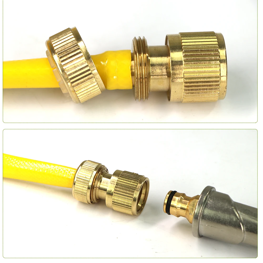 Irrigation hose connector joint