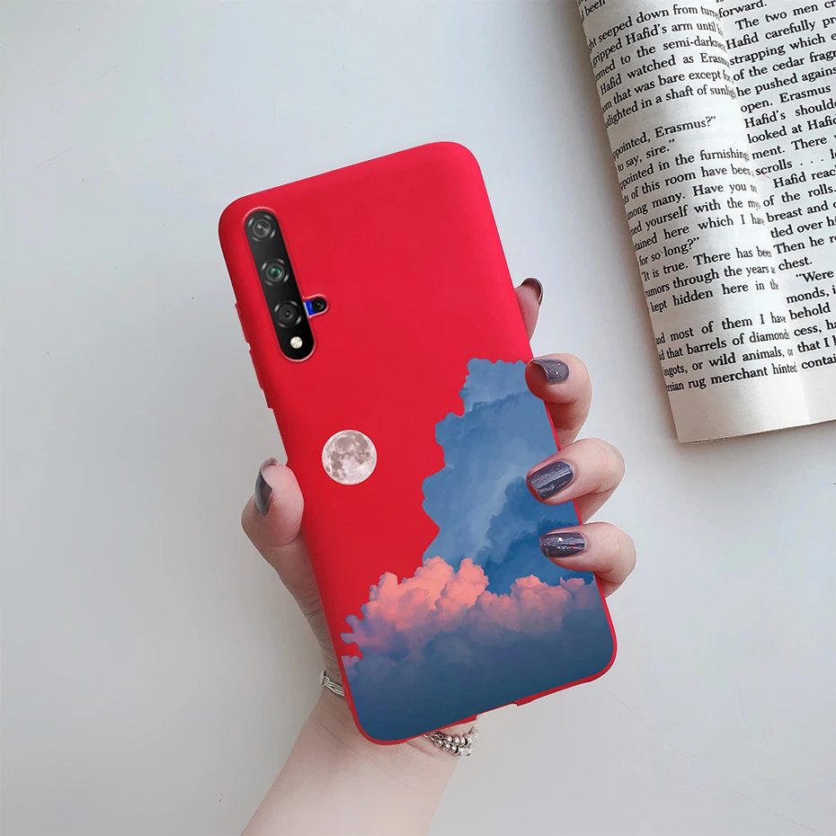 Cute Cat Cartoon Painted Phone Case with Soft Bumper