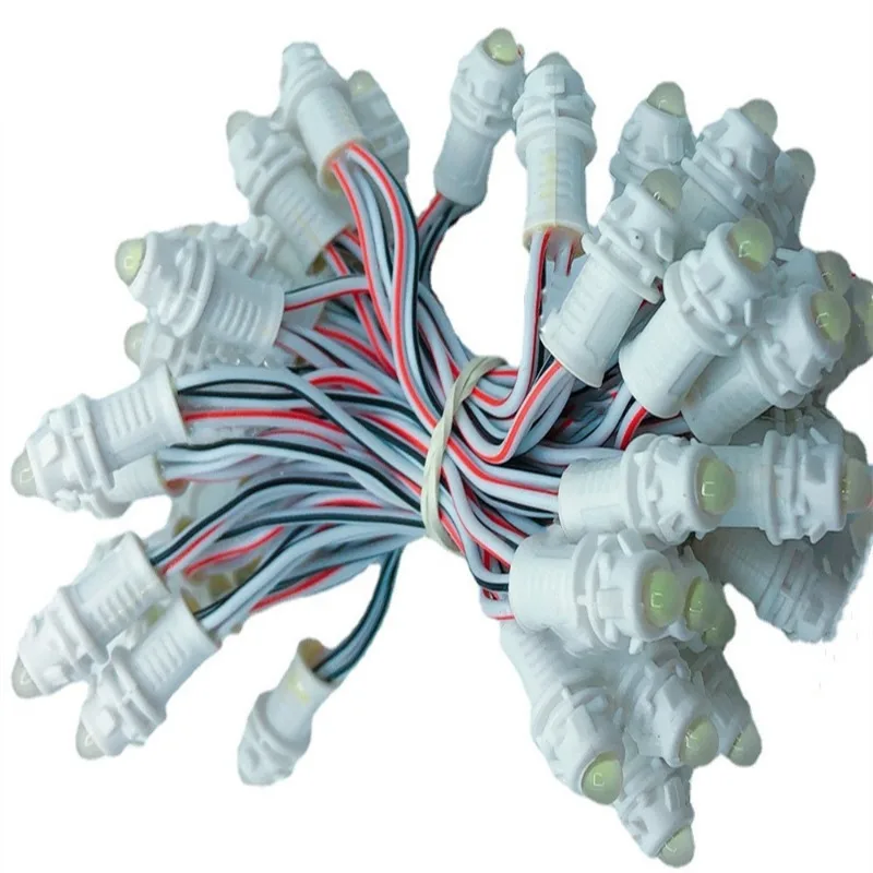LED Light LED Modules LED Module Lights String 500pcs 12V Single Color Led Module 7Color Led Light String Point Lighting Advertisement Display For Christmas Festival Decor