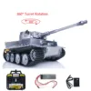 1/16 Scale Mato Tiger I  RC Metal Tank BB Shooting Pellets Metal Color 1220 KIT or RTR Model Toys for Adult TH00642 1