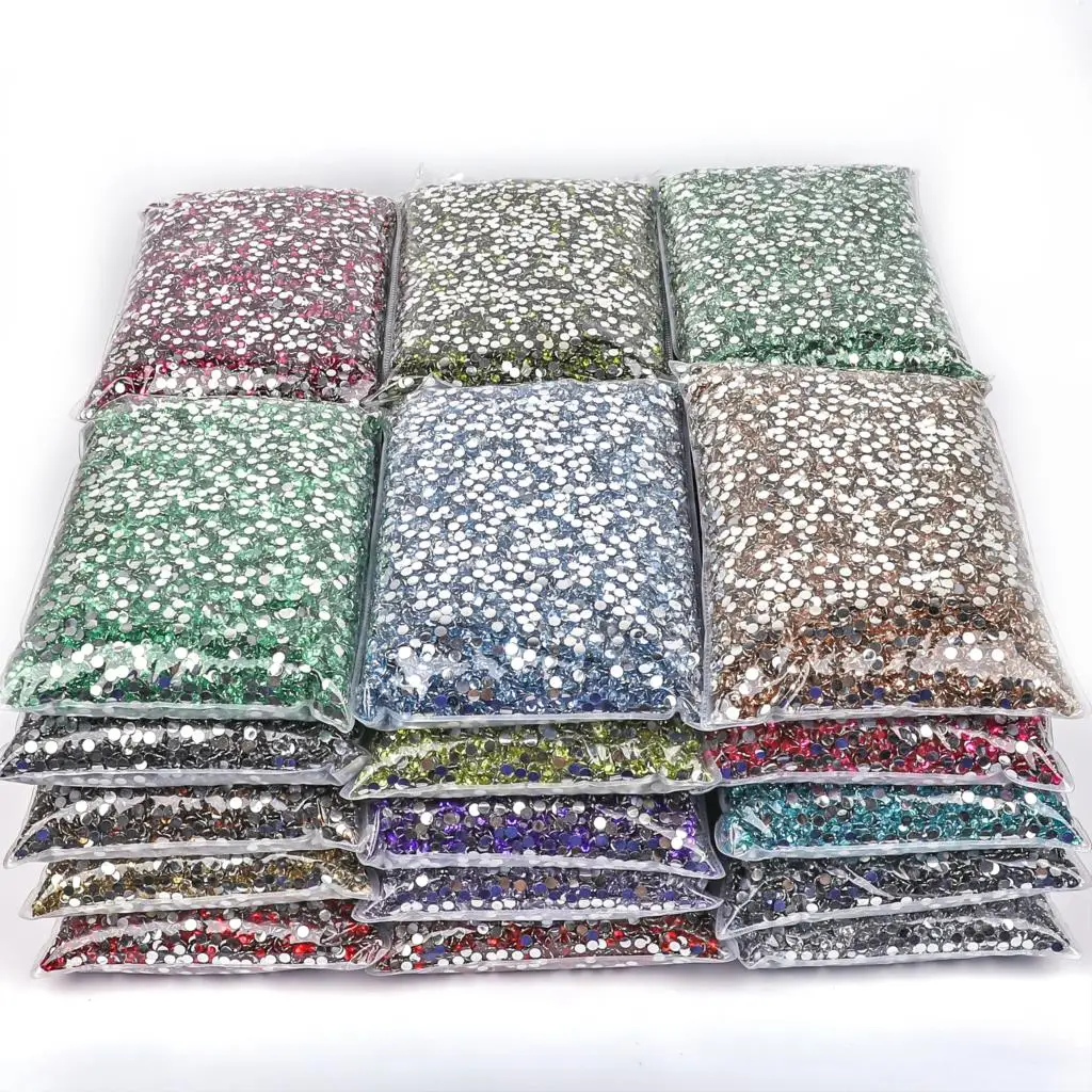 

Flatback стразы AB Silver bottom Resin Non hotfix Rhinestones in Bulk Package Plastic Nail Art Strass