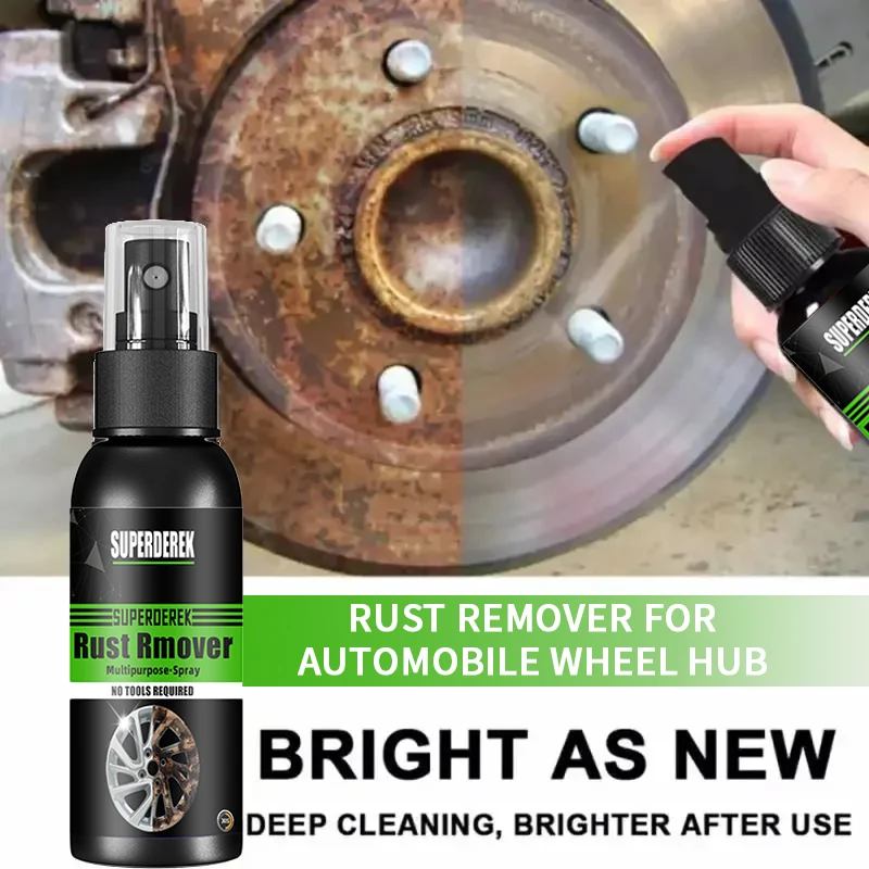 rust remover spray 30 ML Rust Remover Spray Parts Metal Iron Powder Car Refresher Multi-Purpose Metal Surface Cleaning