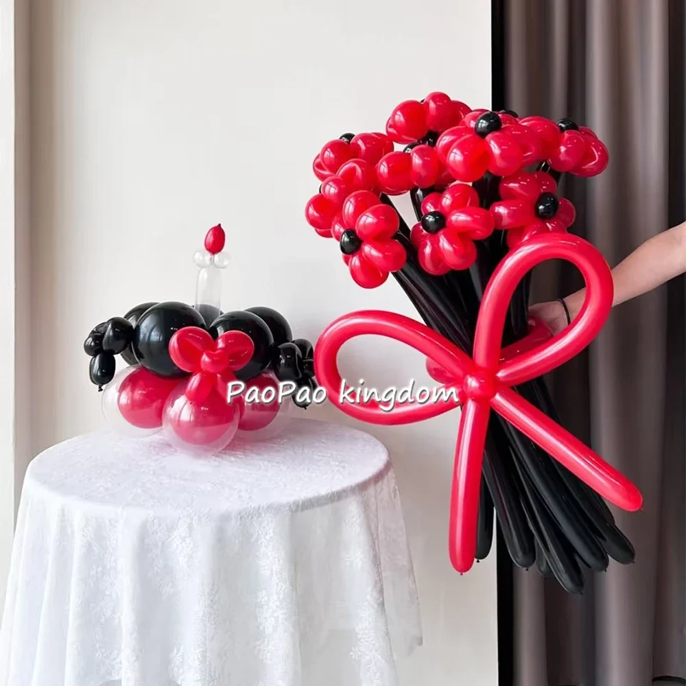 Neue Magische Ballon Blume Material Tasche Geburtstag Party DIY Hochzeit Dekoration Ballon Brautstrauß Zu Liefert Foto Geschenk – Detail 27