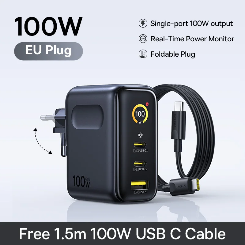 EU Plug Black