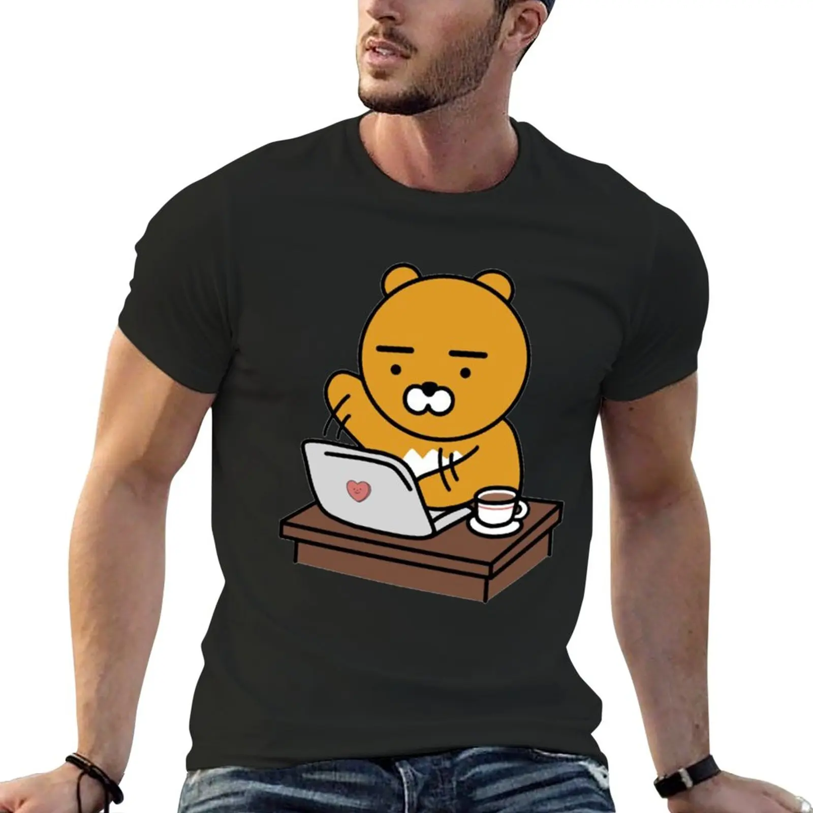 

Hard Working Ryan T-Shirt new edition blacks oversizeds animal prinfor boys mens t shirt graphic
