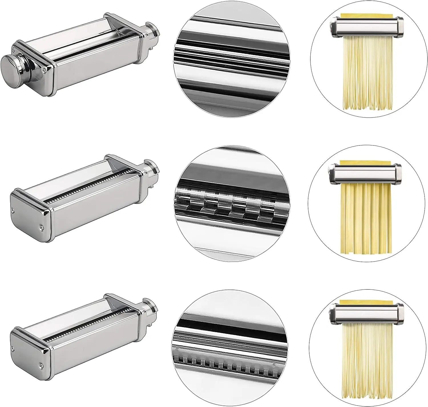 3 Pezzi Di Noodles, Accessori Per Chef Kenwood, Attacco Per Pasta Di Lasagne Kenwood Kax980Me, Accessori Per Robot Da Cucina Per Pasta Max980Me