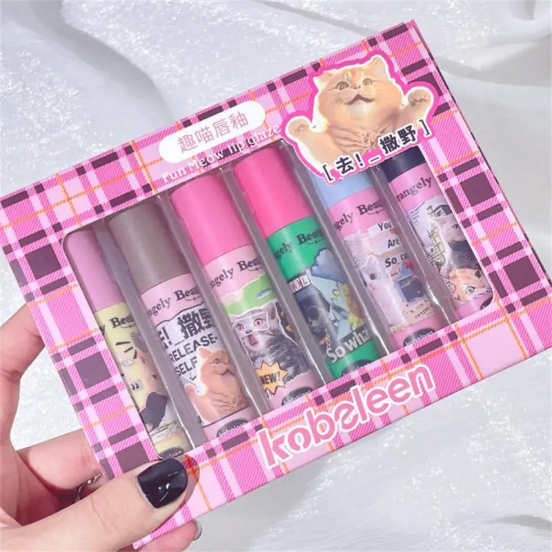 

Water Proof 6 Colors Lip Glaze Multifunction Matte Liquid Lipstick Health & Beauty Lip Balm Show White Lipstick Sweatproof