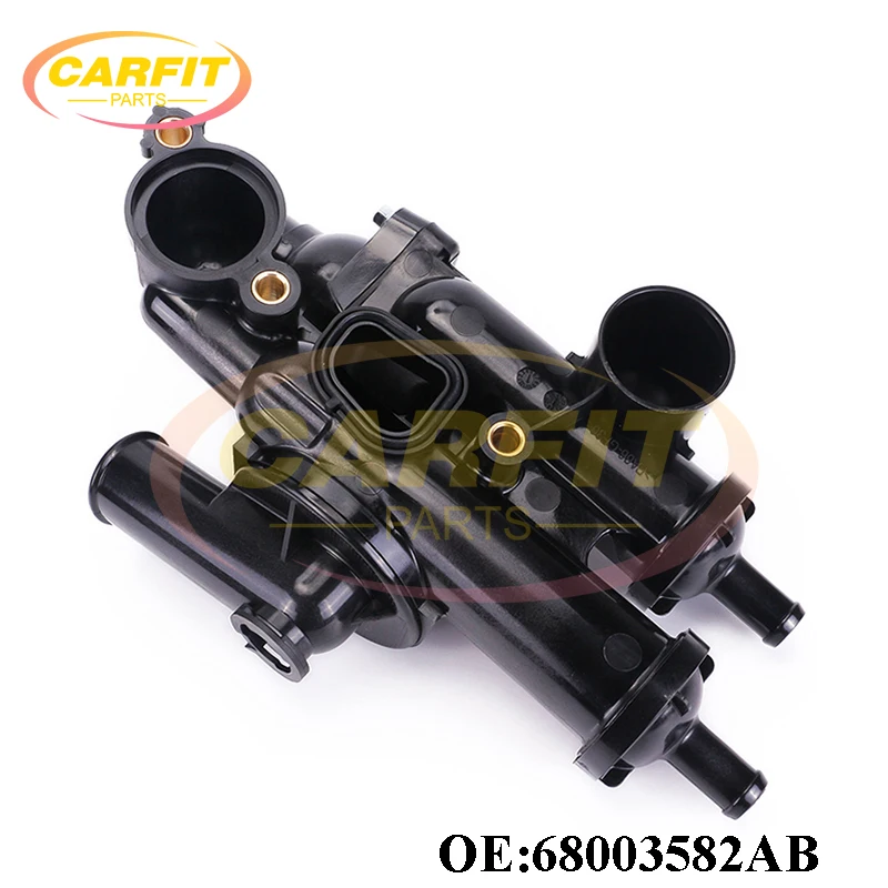 Oem 68003582Ab Gruppo Alloggiamento Termostato Per Dodge Journey Caliber Avenger Chrysler 200 Sebring Jeep Compass Patriot Ricambi Auto