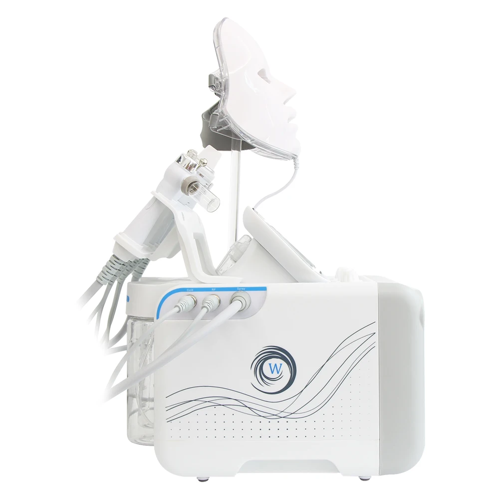 New 7 in 1 H2O2 Hydrogen Dermabrasion Machine Small Bubble Aqua Peel Deep Cleansing Blackhead Remover Hydrating Skin Tightening