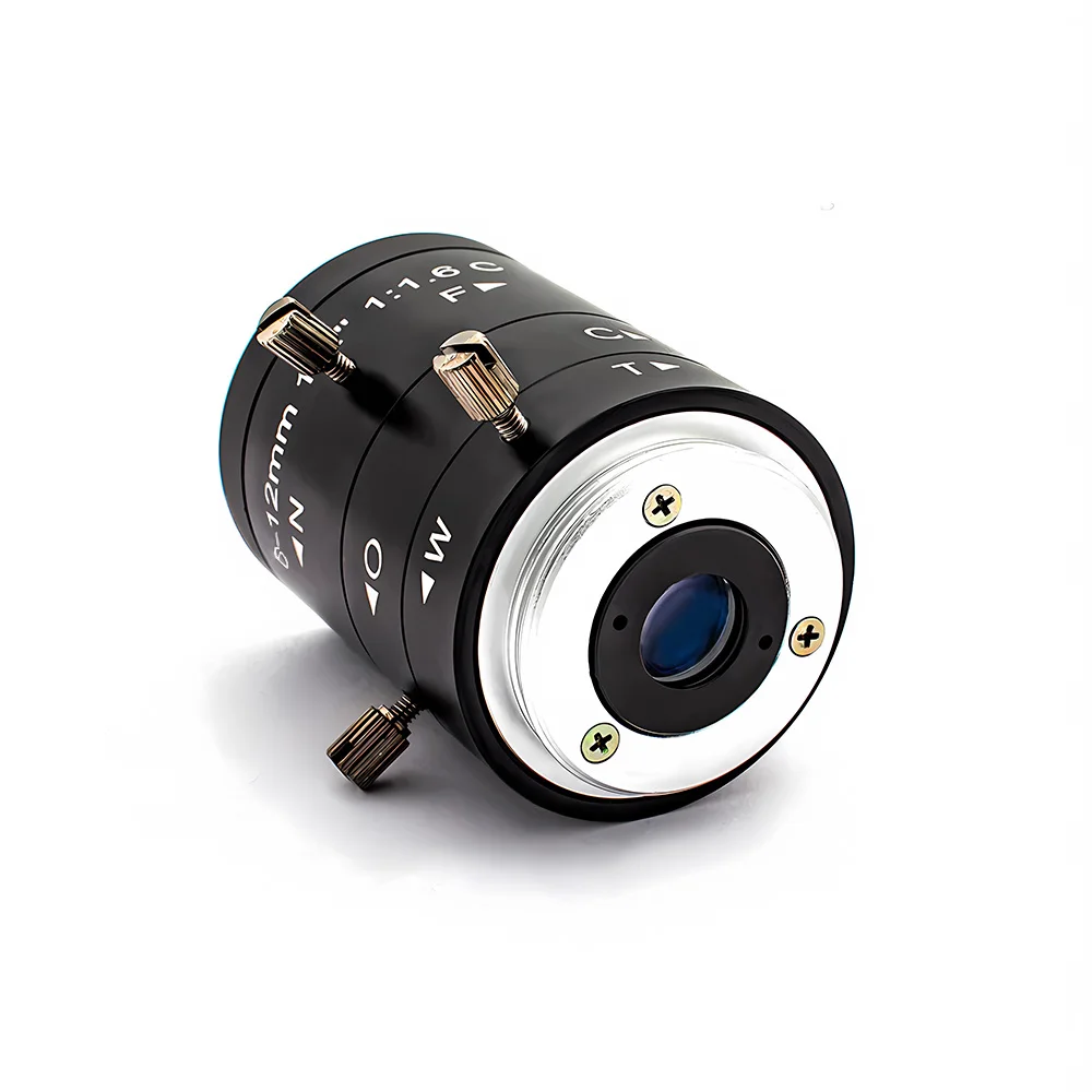 No Distortion Lens 6-12mm High Quality Varifocal Lens C Mount 1/2" Format F1.6 A