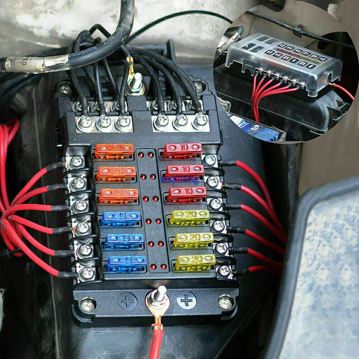 Truck Blade Car Fuse Kit 300Pcs 2A/3A/5A/7.5A/10A/15A/20A/25A/30A/35A/40AMP For Cars Trucks Boats Auto Accessories