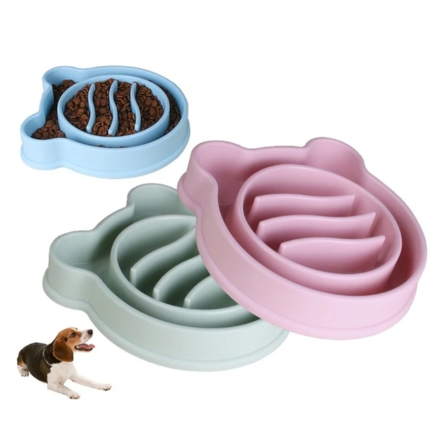 Maze Puzzle Water Dish Feeder Anti-Gulping Dog Food Cat Feeding For Bowl  Slow Slip Puppy Bowl Eating Fun Dog Slow Pet Bowls Non - AliExpress