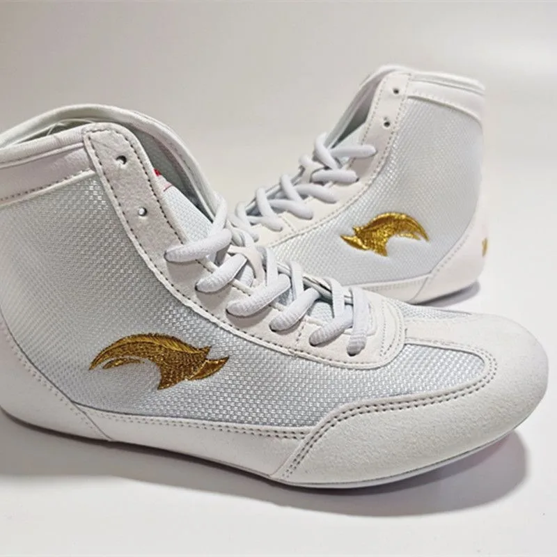 Original Brand Unisex Wrestling Sneaker Anti Slip Boxing Fighting Gym Training Shoe Indoor Mesh Competition Sport Fighting Shoe