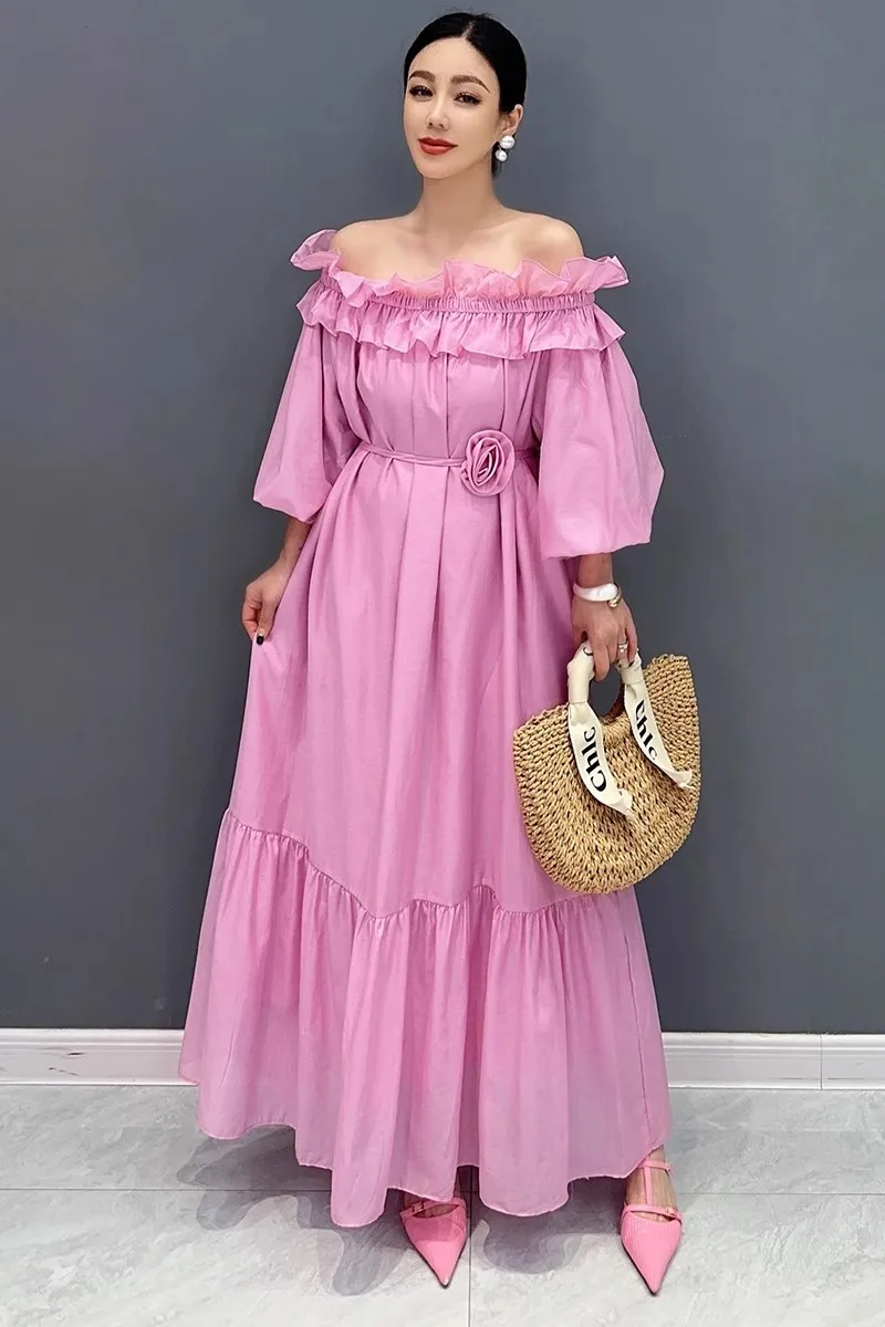 chinese dress ladies Petal and Pup Women's Solana Off Shoulder Midi Dress main image 0