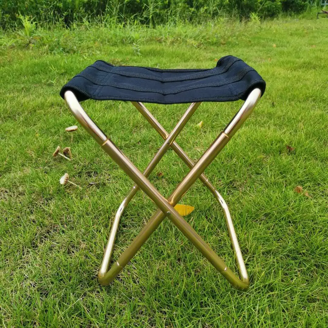Description Picture 4 of itemOutdoor7075Aluminum Alloy Folding Chair Fishing Chair Barbecue Stool Folding Stool Portable Train Stool Camping Camp Chair