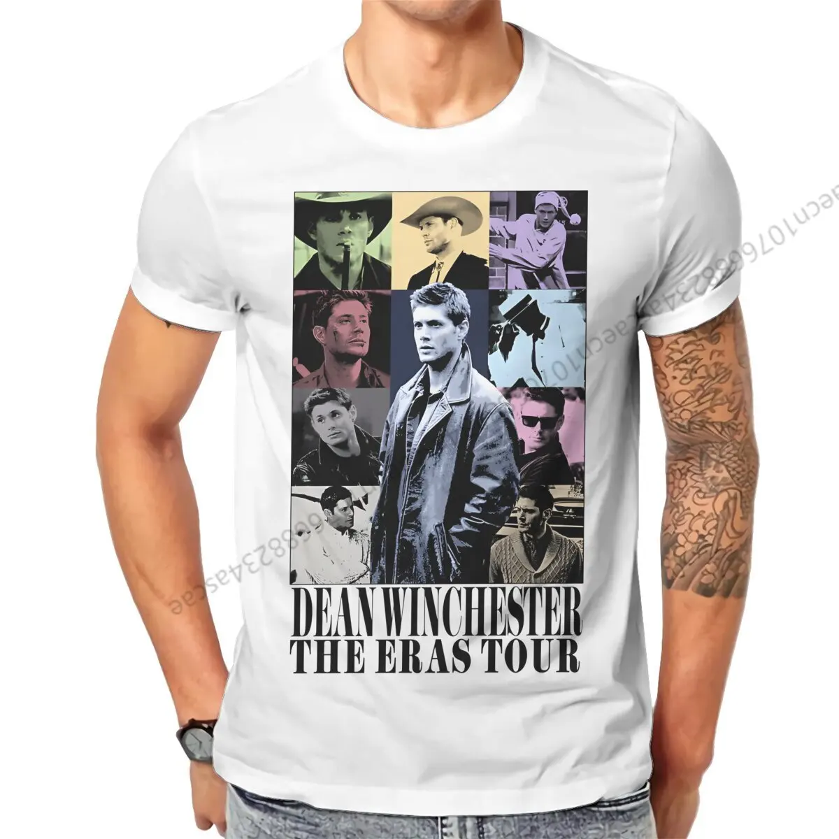 

Dean Winchester Supernatural Men T Shirt O-Neck TShirt Cotton Tops