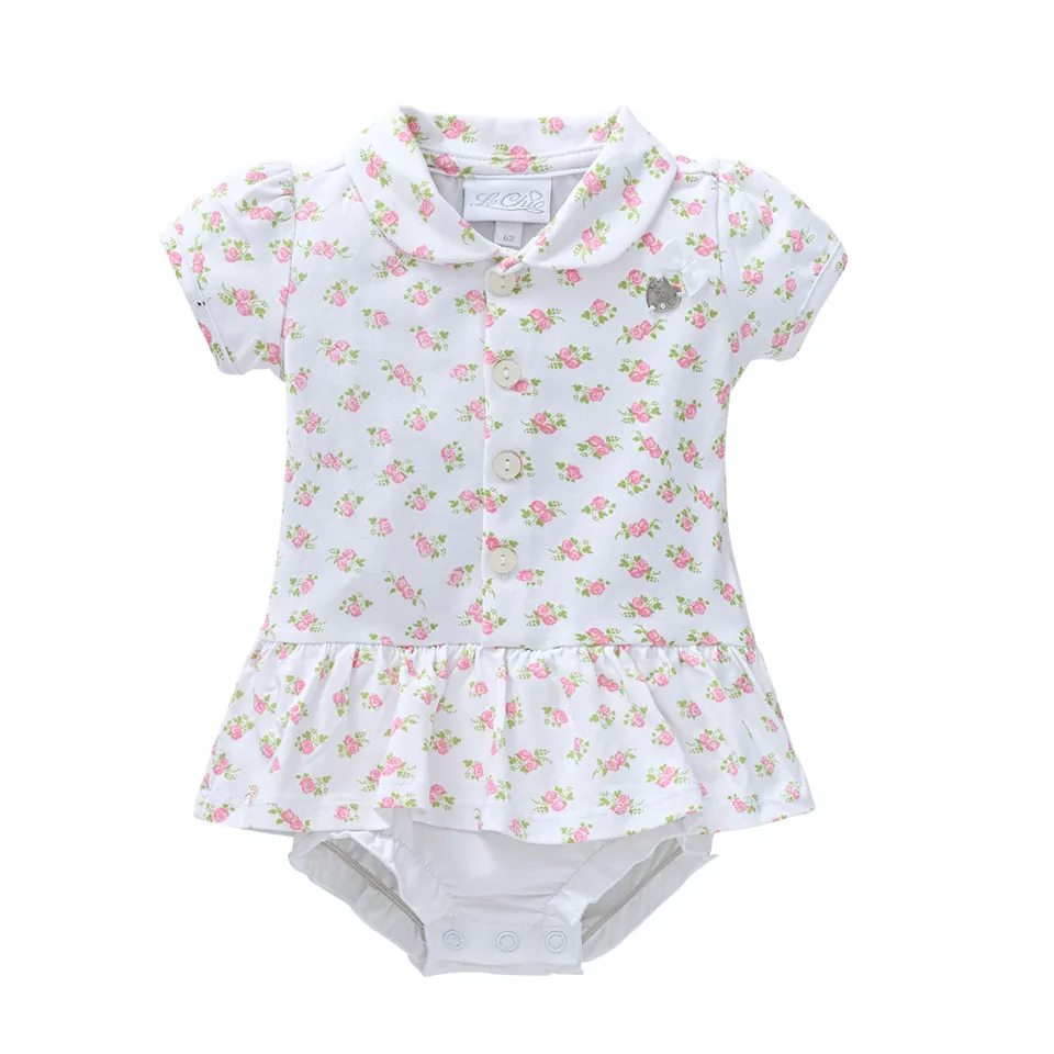 Sanlutoz Flor Bebé Juegos De Ropa Manga Corta Algodón Bebé Tops Bebé