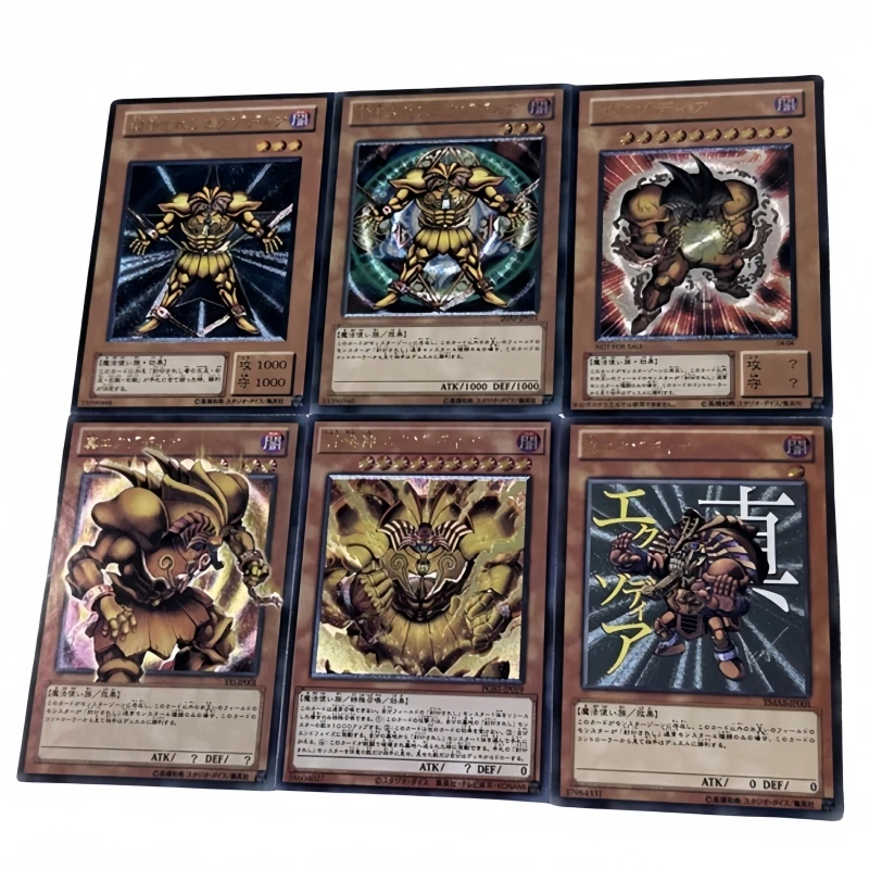 

Yu-Gi-Oh The Legendary Exodia Incarnate Anime Game Peripheral Collection Flash Card Hot Sales Christmas Present DIY Homemade