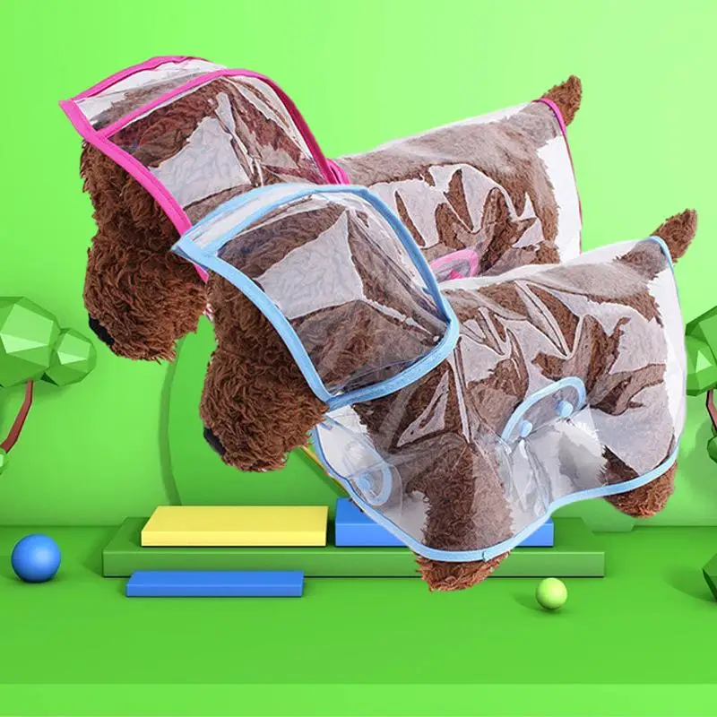 

Transparent Plastic Raincoat for Teddy Dogs, Pet Supplies, Small and Medium Sized Dogs, New Fashion