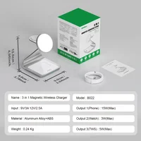 Bonola Magnetic 3 in 1 Wireless Charger for iPhone 17/16/15/13/14/12 30W Wireless Charging Station for Apple Watch/AirPods Pro - Image 6