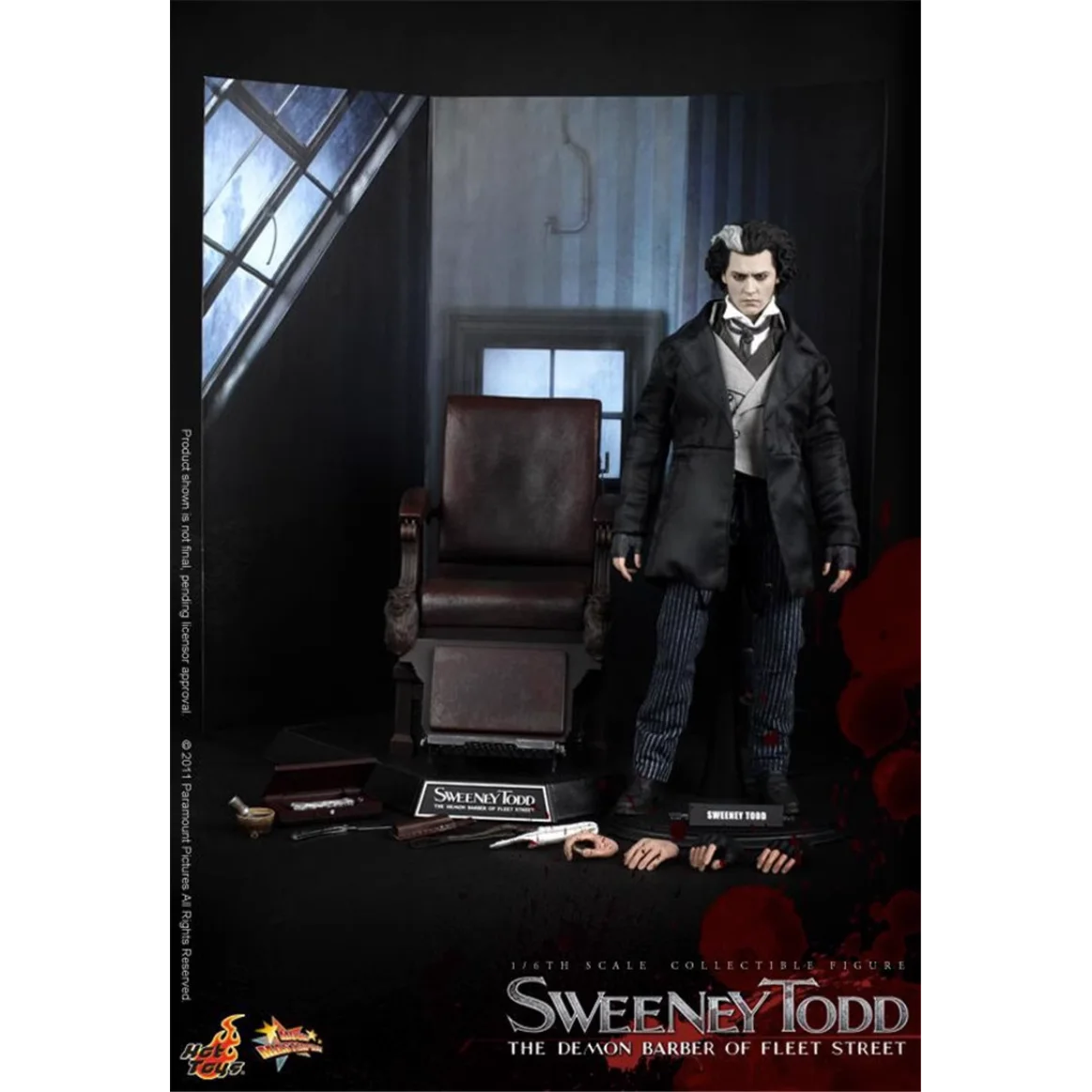 ホットトイズ MMS149 SWEENEY TODD スウィーニートッド MMS149ดั้งเดิม