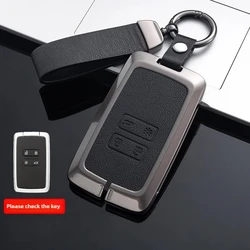 Premium Leather Car Key Cover - Sleek and Durable Design (Black)