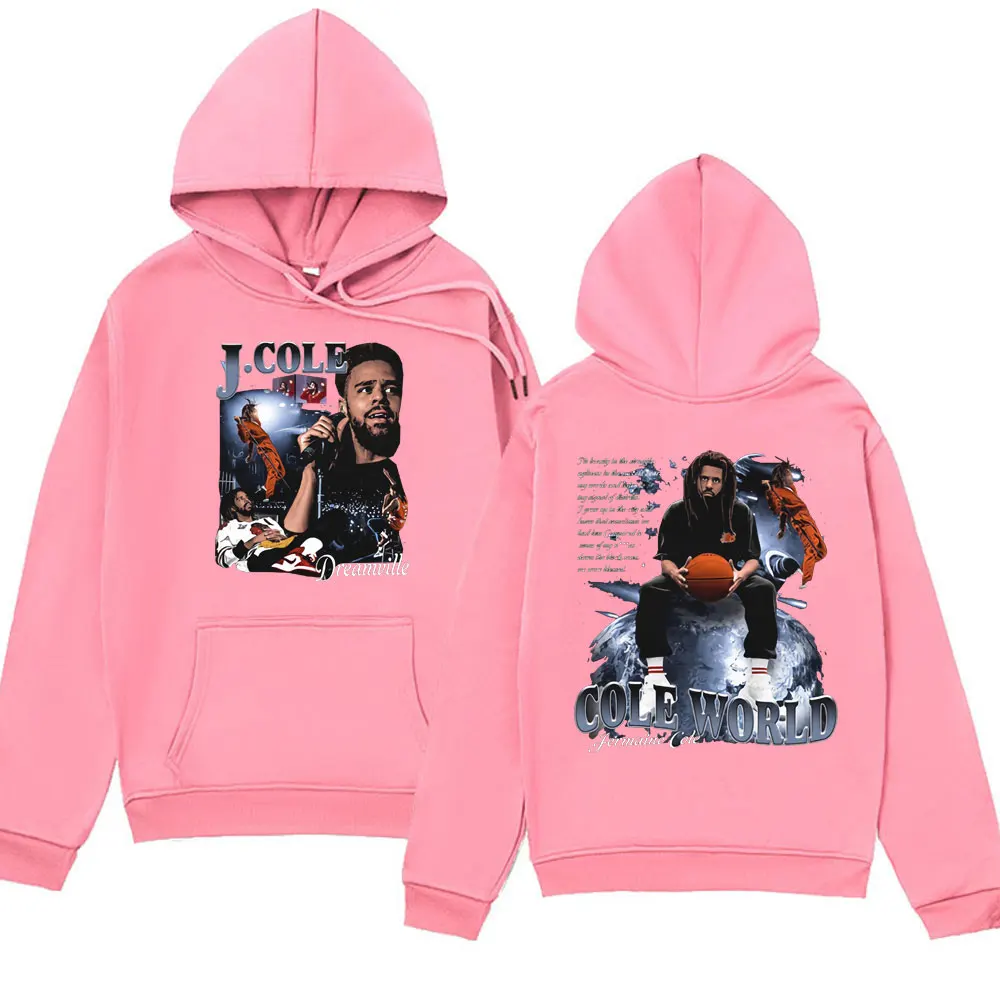 Rapper J Cole World Graphic Printed Hoodies Men Women's Punk Hip-hop Sweatshirts for Spring Oversized Tracksuit Hoodie Pullover