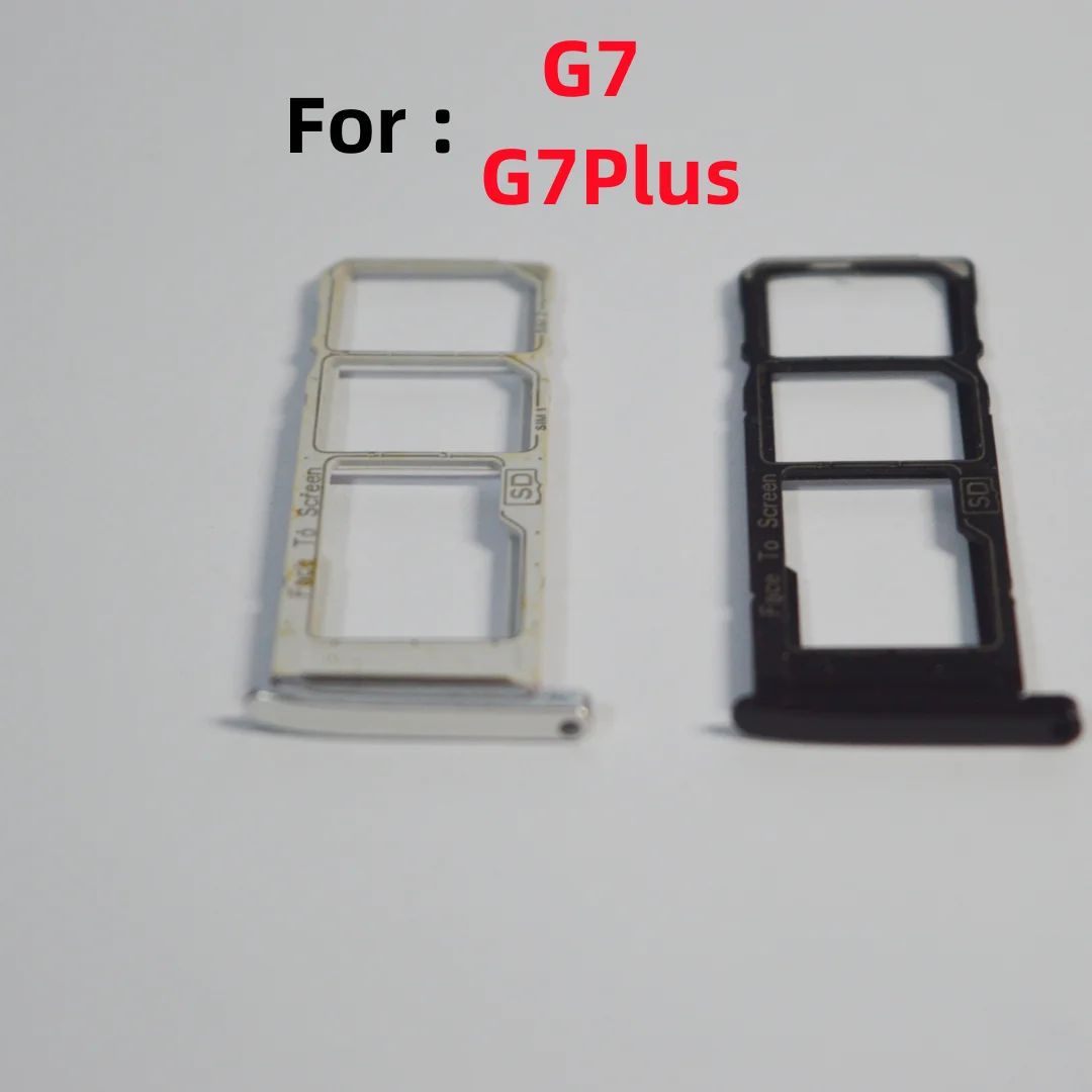 Motolola Moto G7 G7 +/Plus G7Play G7Power XT1955-2 XT1952-3 XT1962-5 트레이 슬롯 용 SIM 카드 어댑터 트레이 칩 슬롯 서랍 홀더