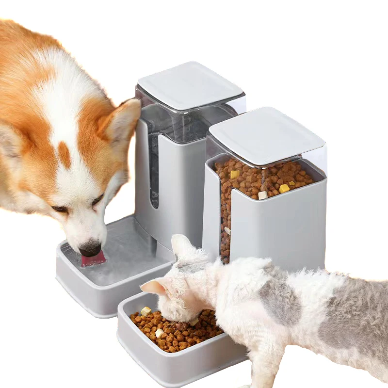 

3500ML Pets Water Dispenser Cat Water Fountain Drinker For Dogs Automatic Feeder For Cats Combination Dog Bowl Cats Pet Products
