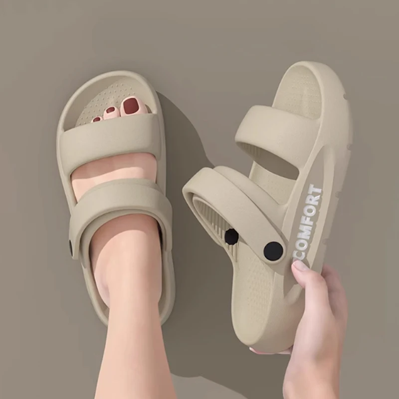 EVA Wear Resistant Thick Soled Non Slip Slippers