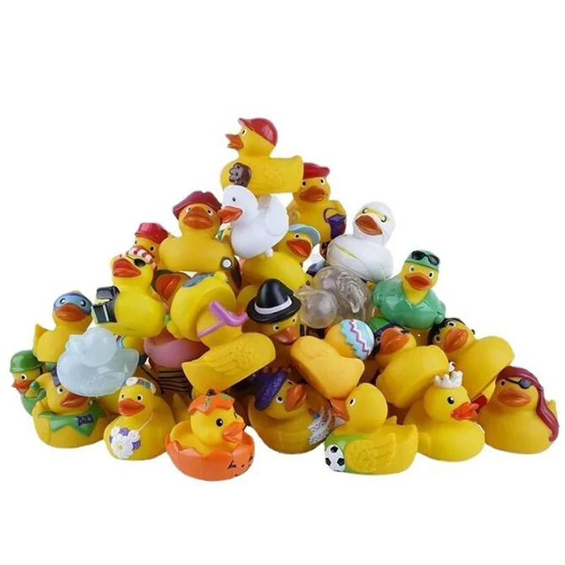 NEW Rubber Duck Kids And Toddler Toy Duck Baby Bath Toys Summer Beach Shower Game Toy Birthday Gift For Children 3