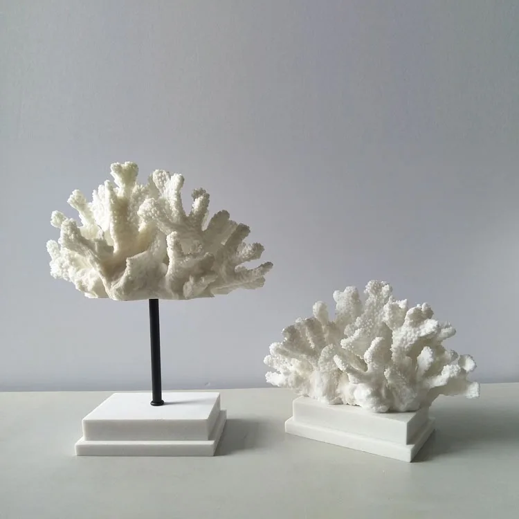 Simulated White Coral Statue Resin Crafts Modern Artwork Desk Decoration  Ornaments Coral Sculpture Room Aesthetics Decor - AliExpress