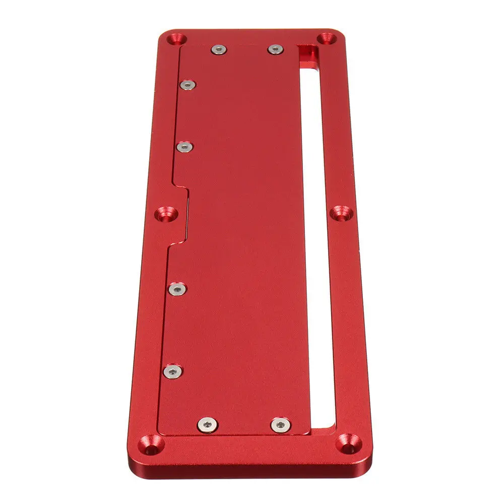 Electric Circular Saw Flip Cover Plate Flip-Floor Table Special Cover Plate Adjustable Aluminium Insert for Table Saw woodworking bench,woodworking workbench,router insert plate