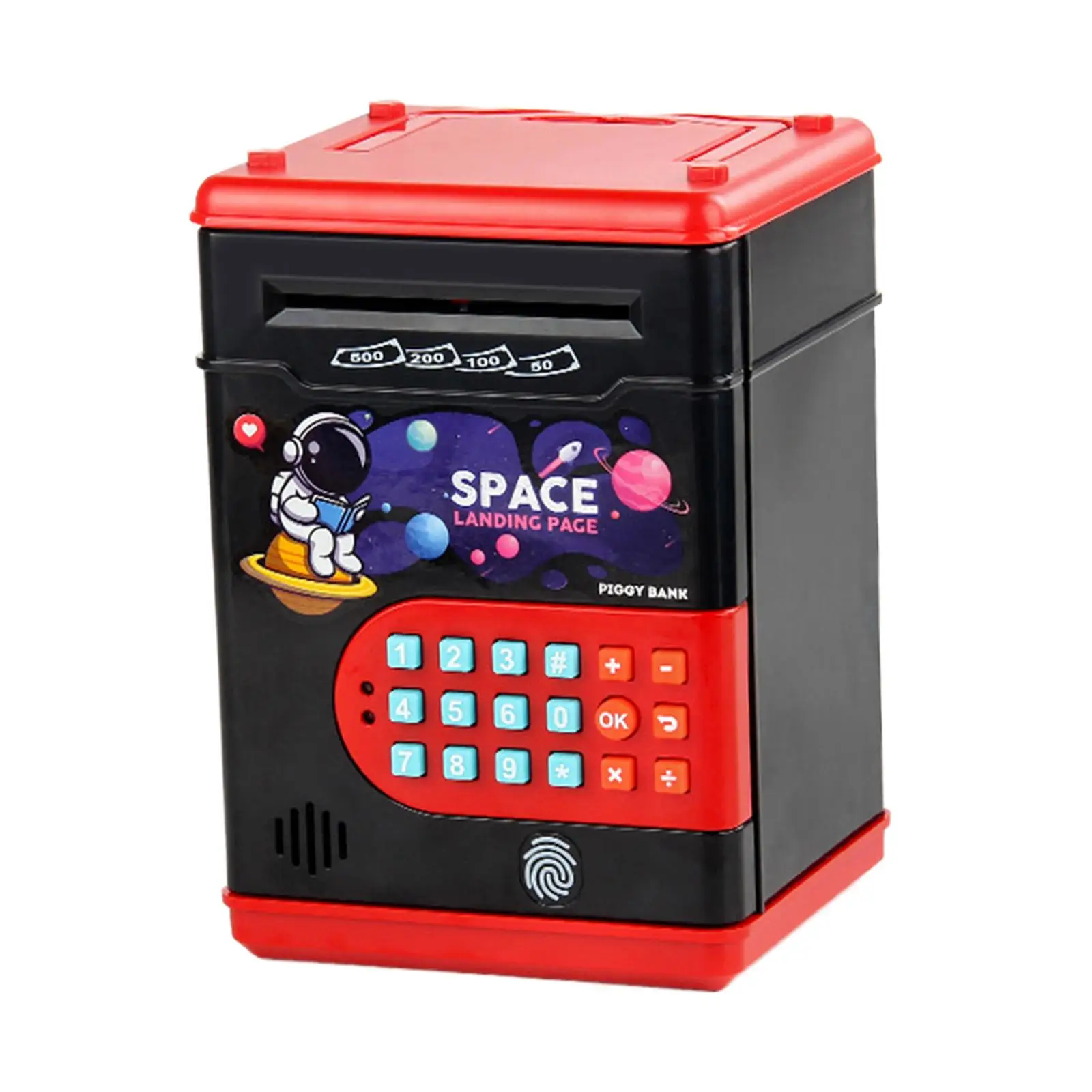 

Electronic Saving Bank Large Capacity Password ATM Machine Toy Atm Piggy Bank for Girls Age 3+ Boys Children Birthday Gifts