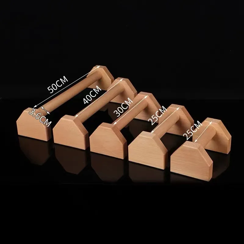 Multifunctional Push-Up Stands Handles Wooden Push Up Bar Horizontal Bar Inverted Standhome Strength Training Equipment