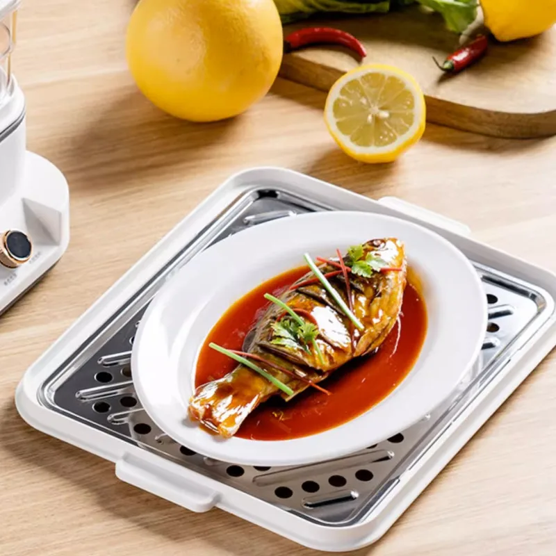 Electric Steamer Household Multi-Functional Three-Layer Large Capacity Steam Pot Cooking One Can Book a Small Breakfast Machine 2