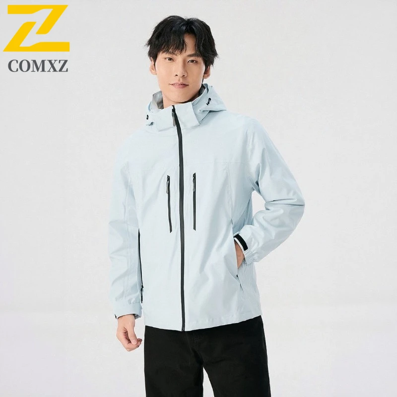 Unisex Winter 3-in-1 Thermal Jacket Windproof Waterproof Parka with Detachable Fleece Liner Multi-Pockets for Hiking Daily Wear