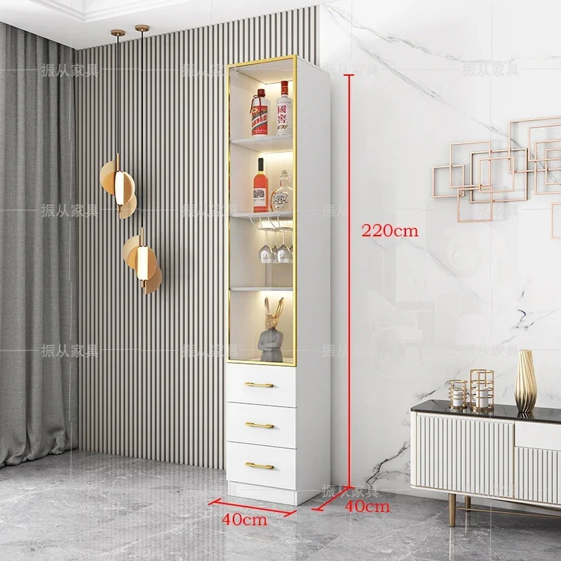Outdoor Bar Whiskey Showcase Furniture Open Cabinets Wine Refrigerator Cellar Bottle Holders Corner Cabinet Vitrina Vidrio Rack
