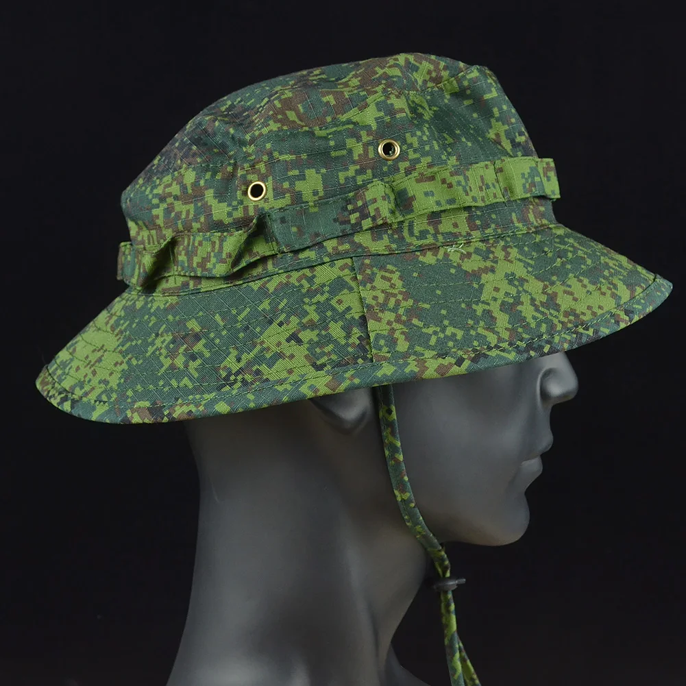 Boonie Bucket Hat Camo Sun Brim Cap Fishing Hunting Summer Tactical  Military Men