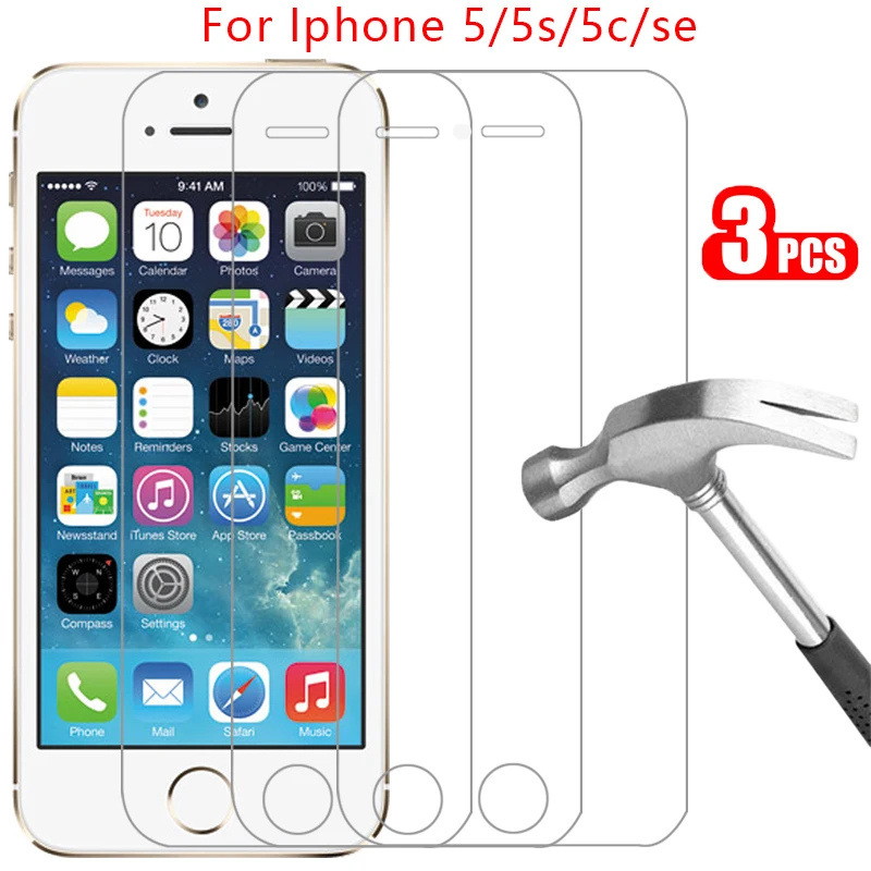 Vetro Temperato Protettivo Per Apple Iphone Se 5 S 5C 5 S C Proteggi Schermo Su Iphonese Iphone5S Film Glas 9H I Phone Ipone Iphon