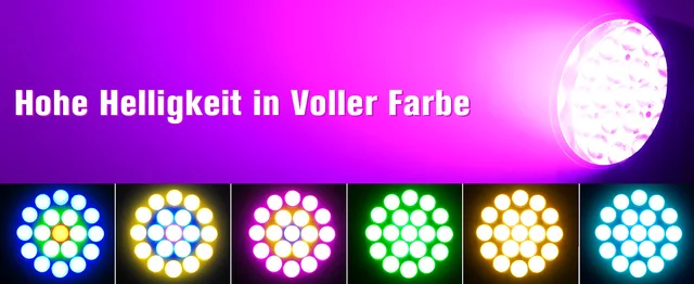 2 Teste Mobili LED Wash Zoom 285W - RGBW, Controllo DMX512, Per Stage, Discoteche E Eventi - Foto 3