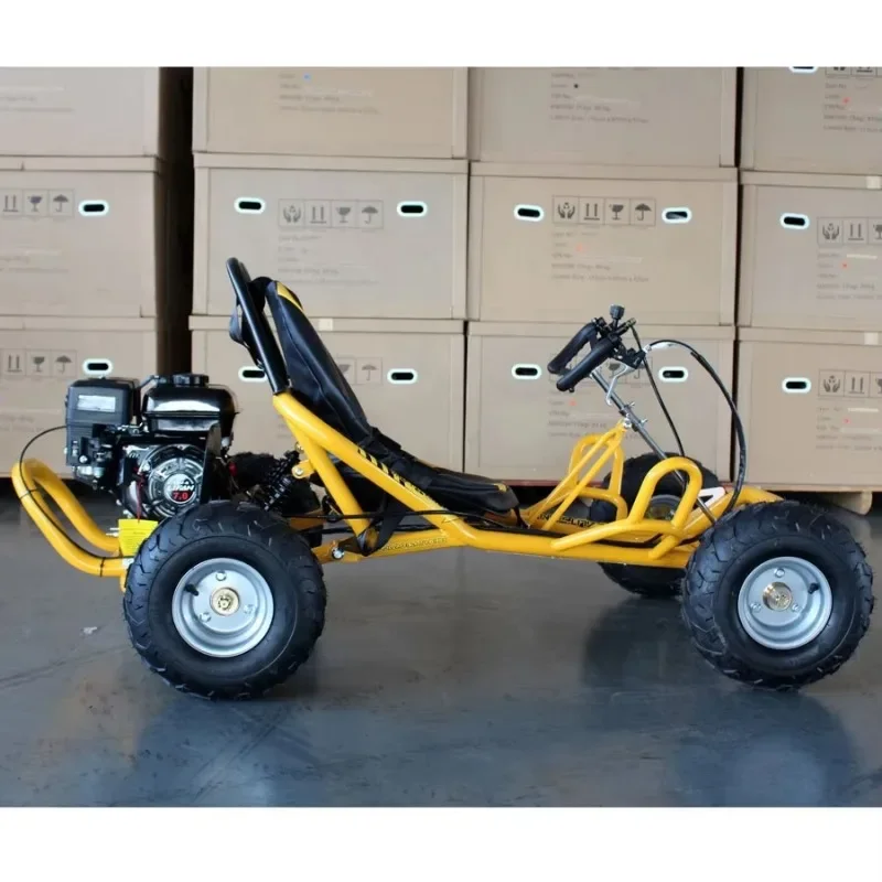 Safety Speed Buggy for Aged 105CC Heavy Duty Gasoline Karting with 4 Wheel 25KM/H