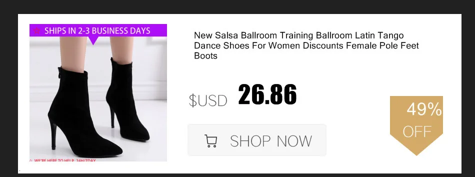 Discounts Sale Jazz Salsa Ballroom Latin Dance Shoes High Heel For Dancing Women Training Ladies Black Flock 1022 Summer Boots