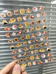 Kawaii Rilakkuma Expressions Nail Art Stickers - Cute and Waterproof Decals (23 - MINI)