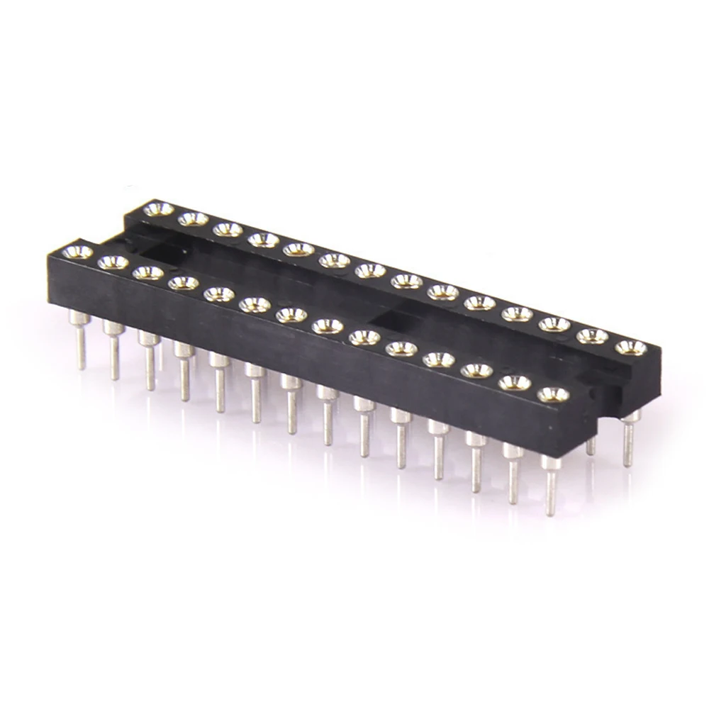 

20PCS 28 Pin 28pin DIP SIP Round IC Sockets Adaptor Solder Type Narrow Type Scoket DIY Kit