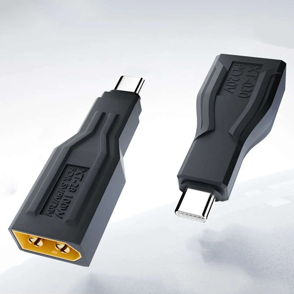100W Type C Adapter For XT60 Fast Charging USB-C Extension Connector Type-C Charging DC To Energy Storage Battery