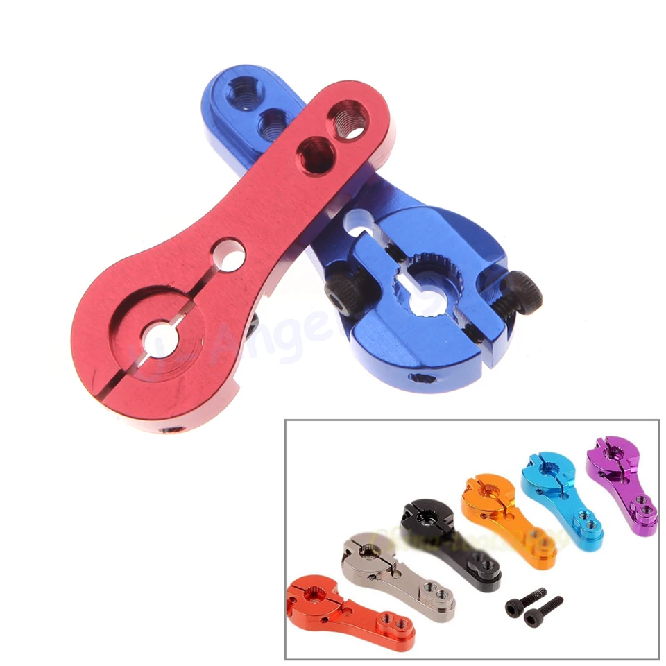 25T Alluminio RC Servo Braccio Corno Per Futaba Savox Xcore Hd Power Rc Strumenti Blu